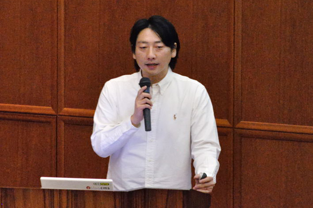 岡山では初登板の益子さん！ ワークも交えたセッションで会場の一体感も最高潮。